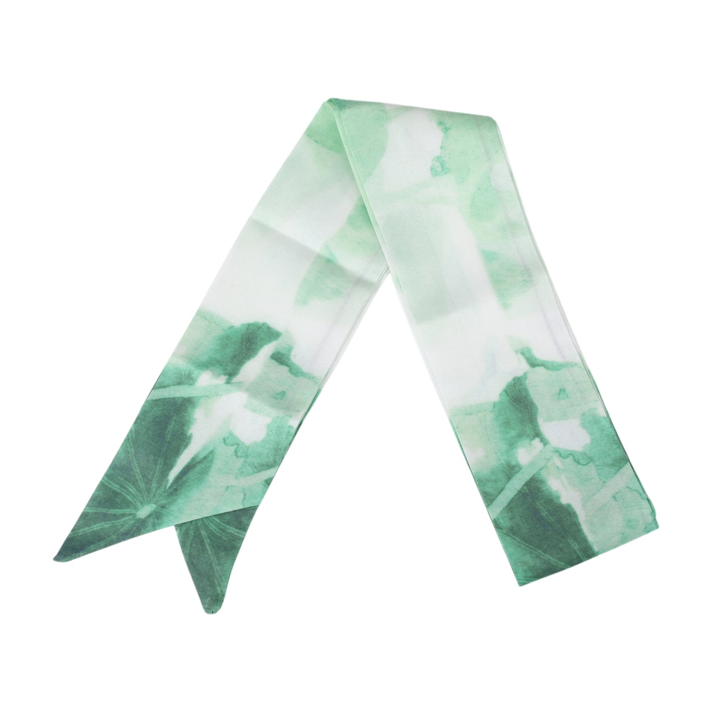 Vintage Lotus Leaf Headband for Women Green 1 Pc