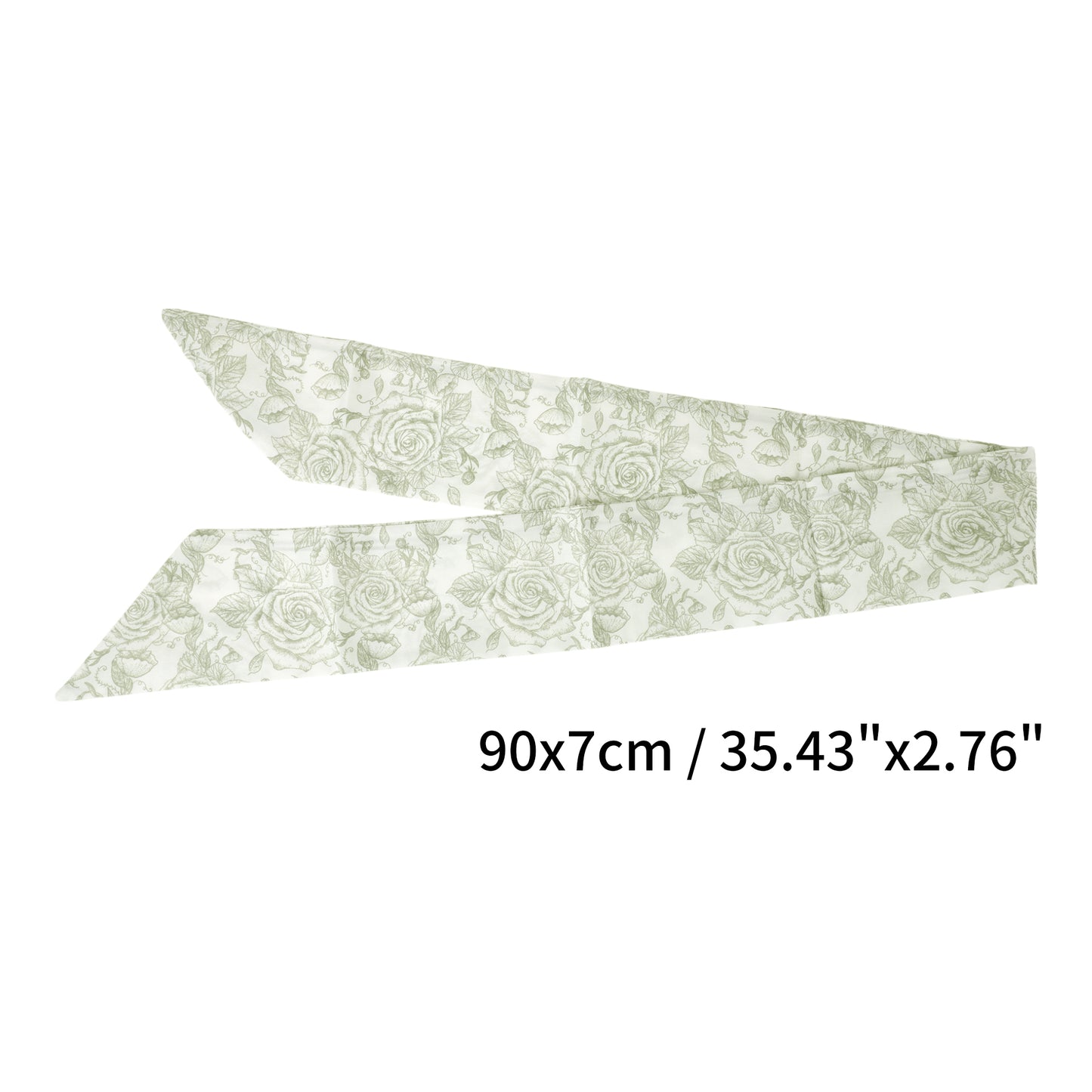 Vintage Rose Headband for Women Gray White 1 Pc