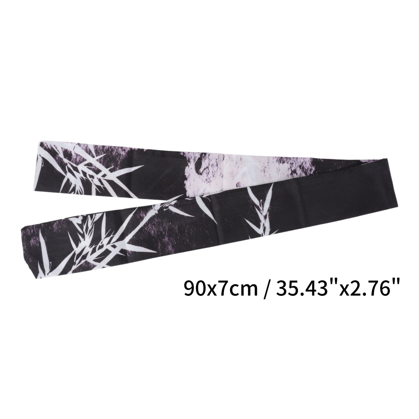 Vintage Bamboo Headband for Women Black White 1 Pc