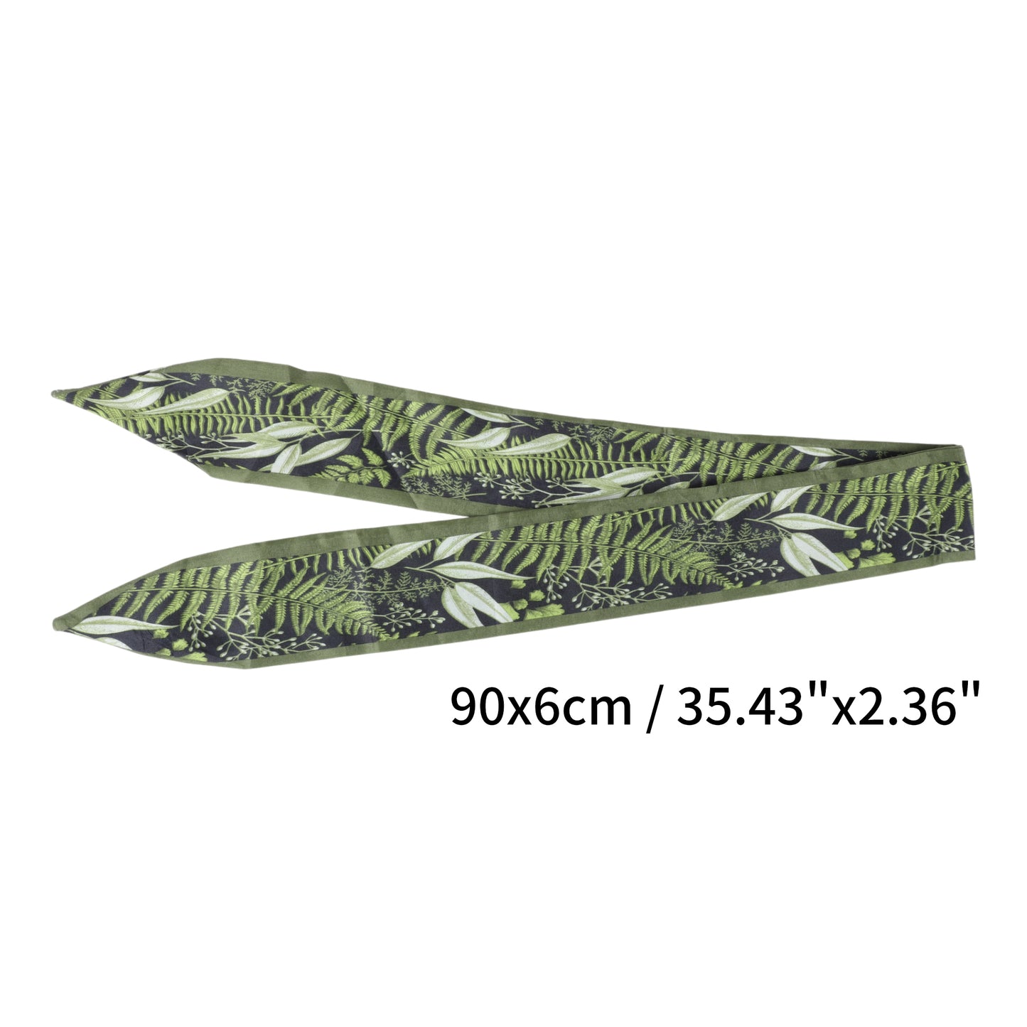 Leaf Self Tie Headband for Women Green 1 Pc