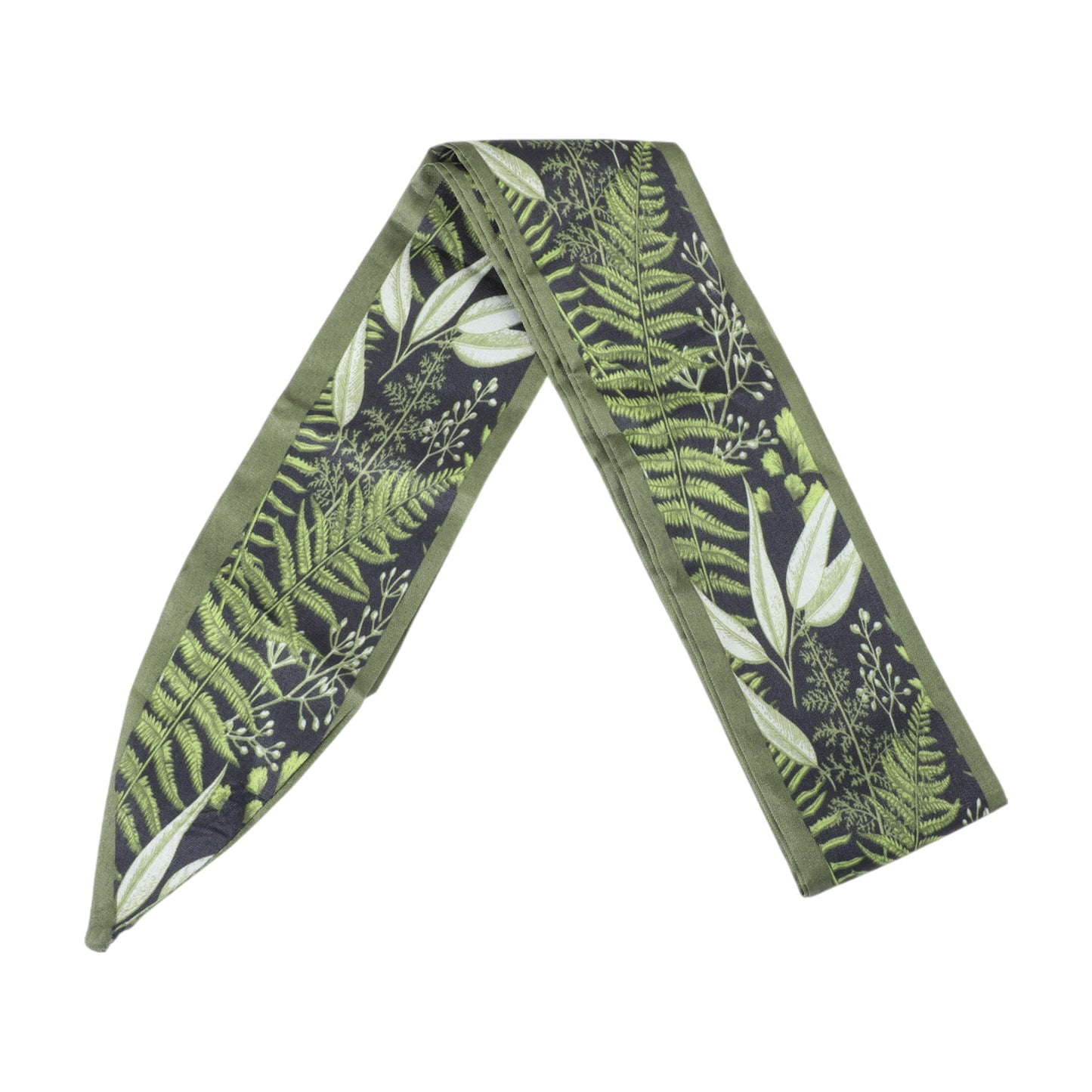 Leaf Self Tie Headband for Women Green 1 Pc