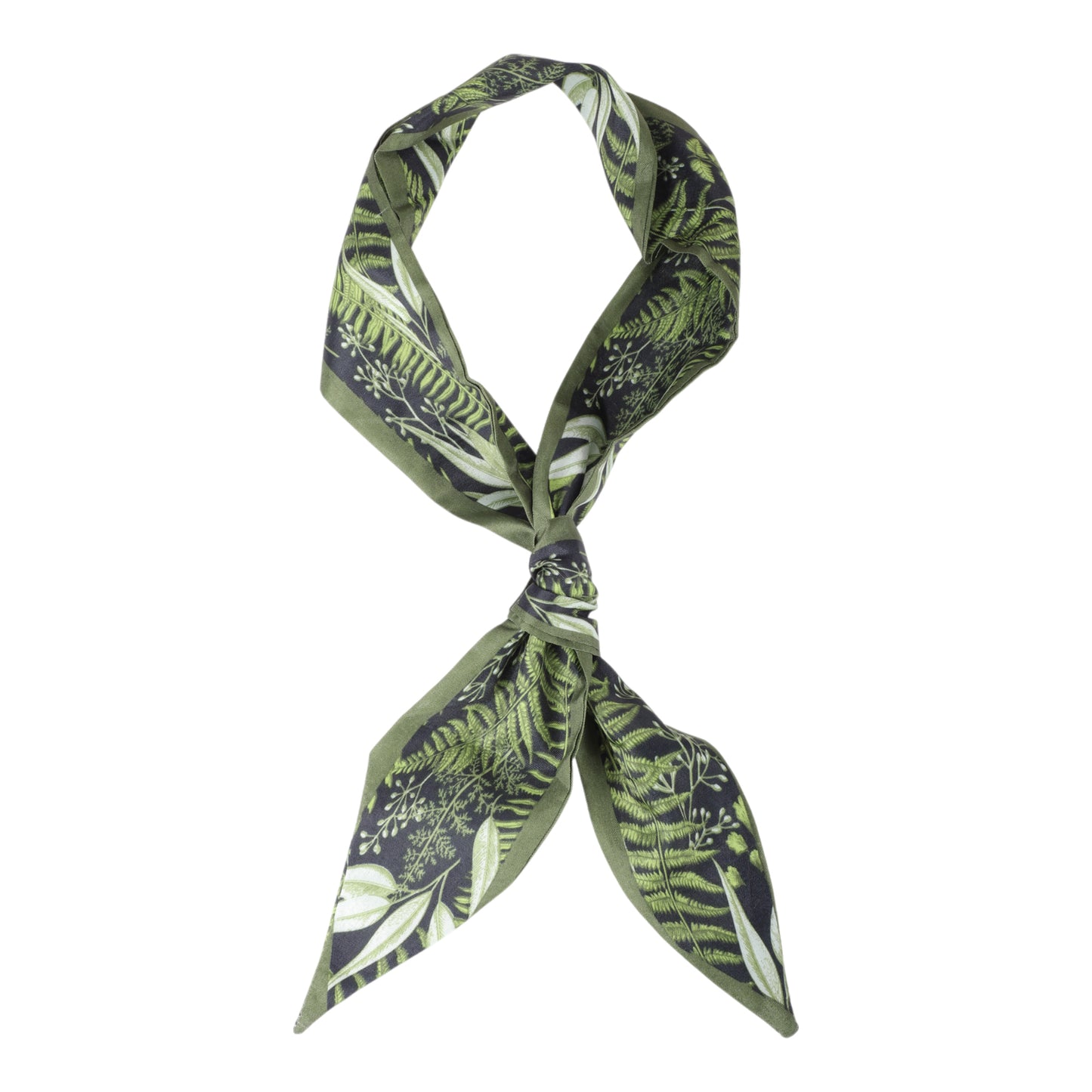 Leaf Self Tie Headband for Women Green 1 Pc