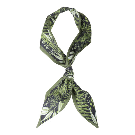 Leaf Self Tie Headband for Women Green 1 Pc