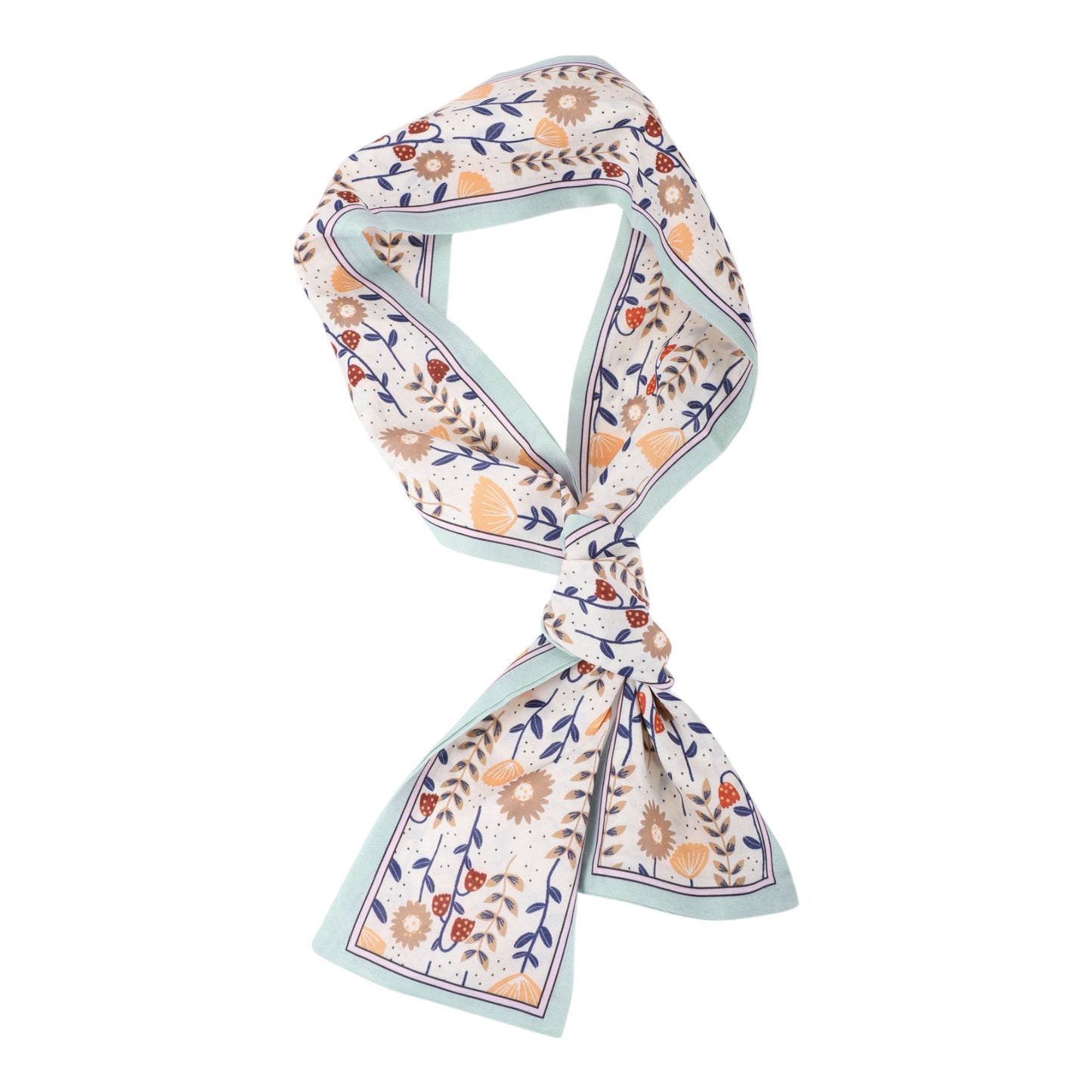 Diadema de satén con girasoles para mujer, color azul y beige, 1 unidad