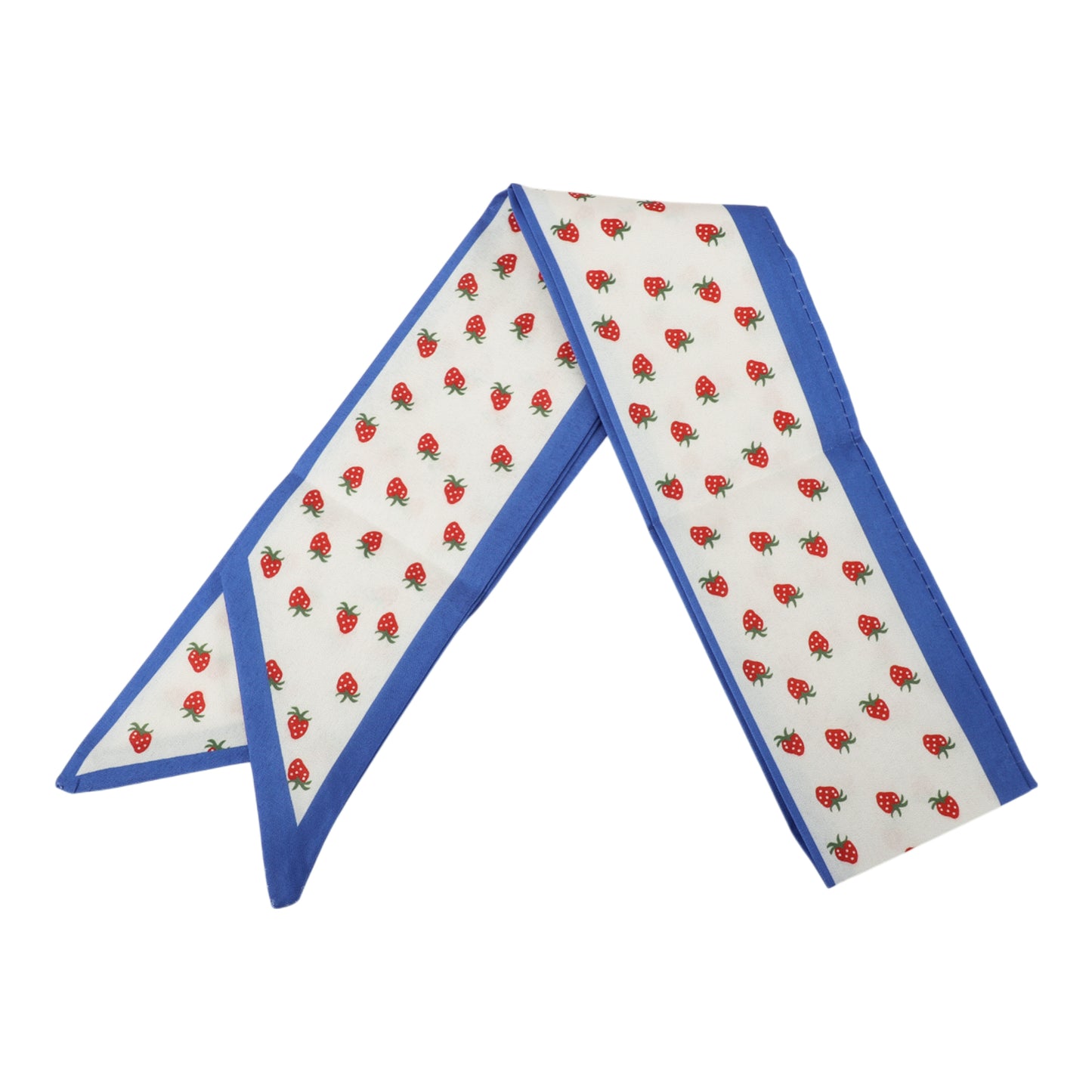 Diadema de satén vintage con bonito patrón para mujer, color azul y beige, 1 unidad