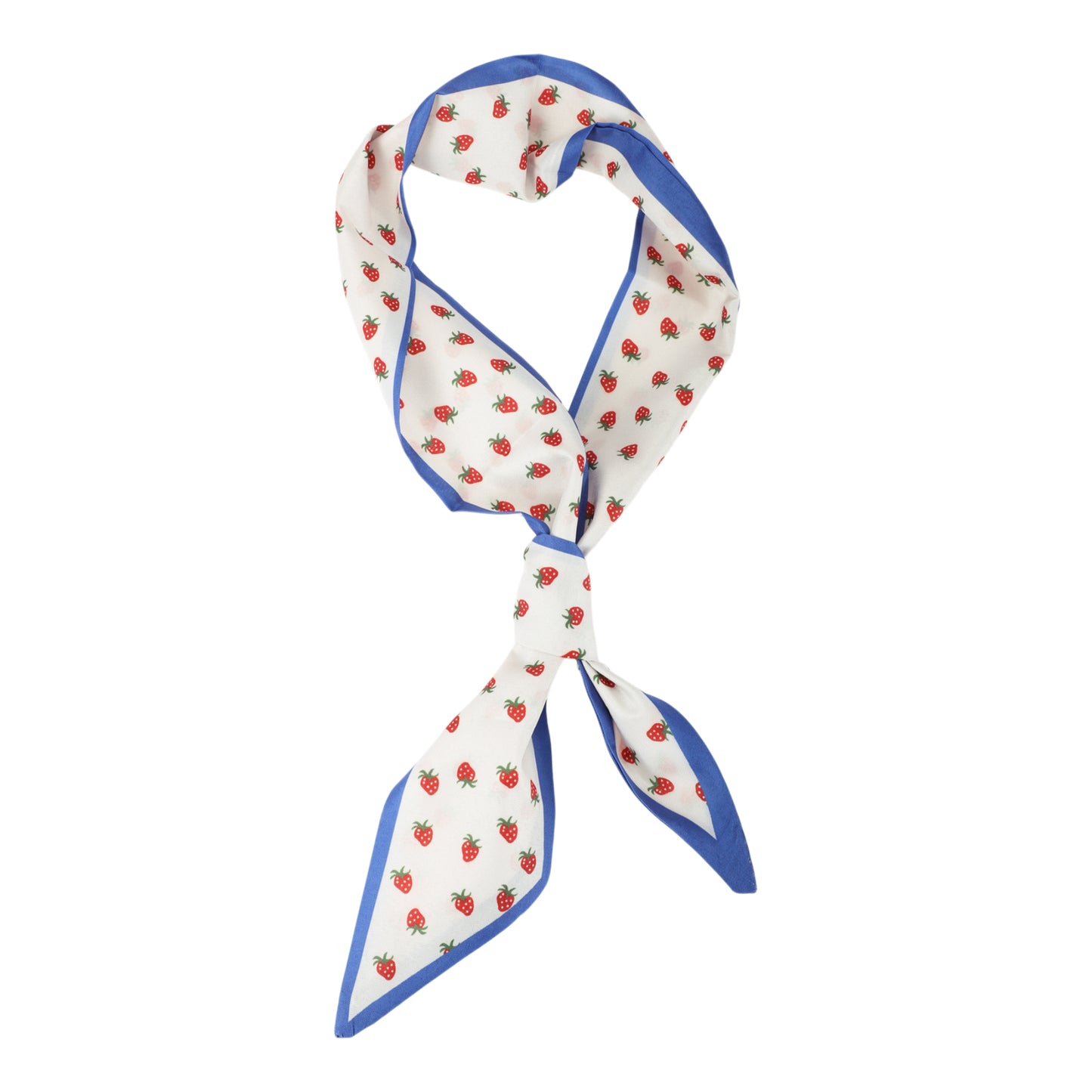 Cute Pattern Vintage Satin Headband for Women Blue Beige 1 Pc