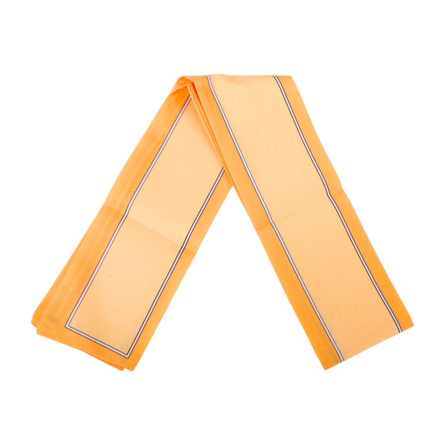 Contrast Binding Headband Color Block Neckerchief for Women Orange 1 Pc