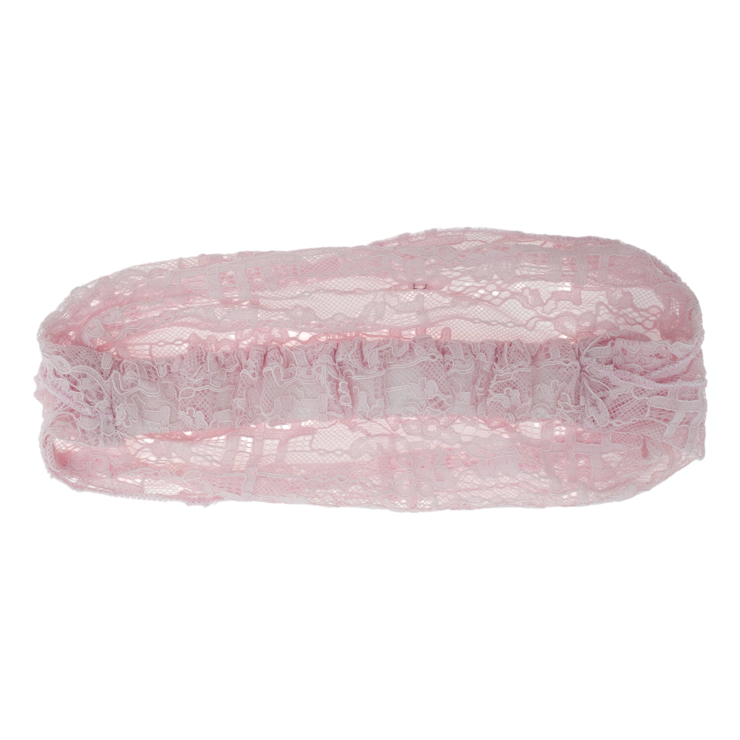 Diadema ancha de encaje transpirable para mujer, color rosa, 1 unidad