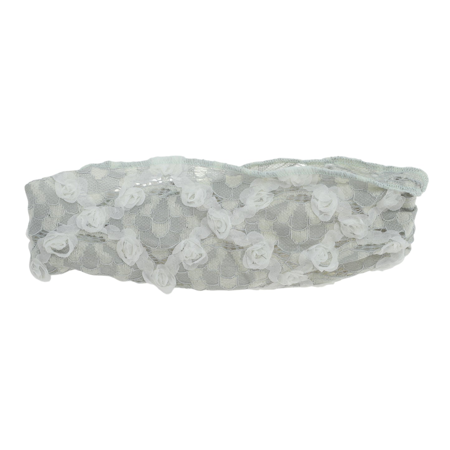 Floral Hollow-out Headband for Women Light Green 1 Pc