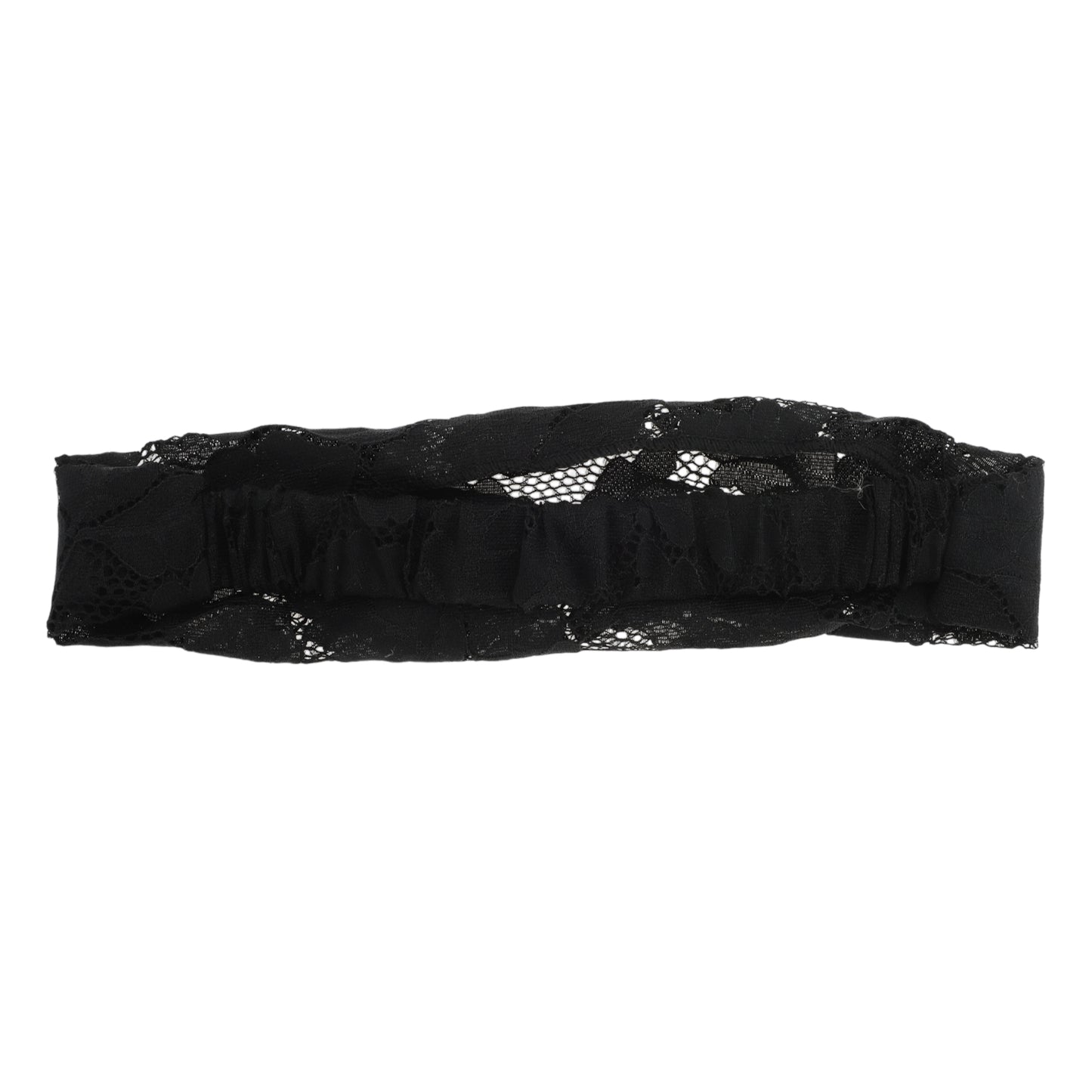 Leaf Lace Headband for Women Black 1 Pc