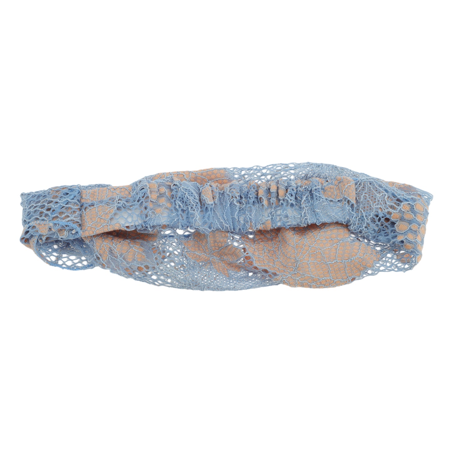 Breathable Maple Leaf Lace Headband for Women Sky Blue 1 Pc