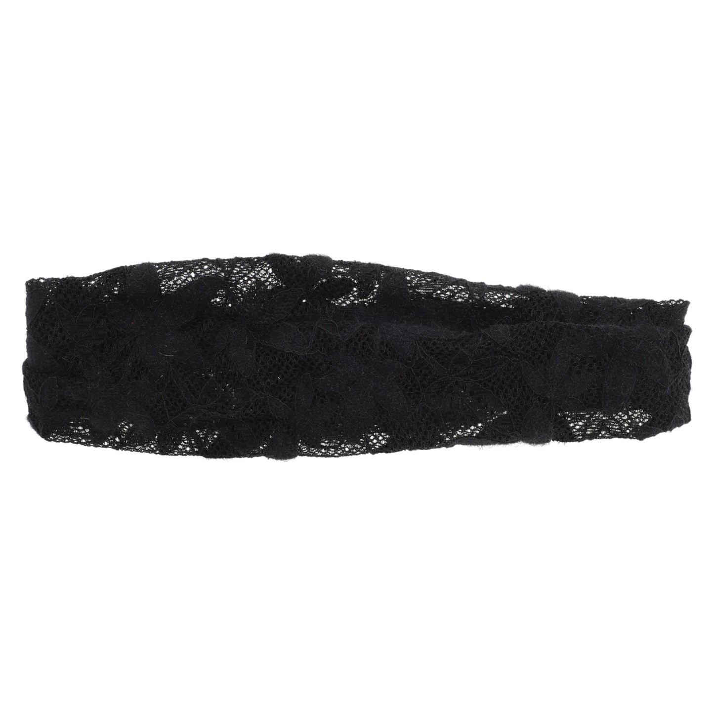 Maple Leaf Lace Headband for Women Black 1 Pc