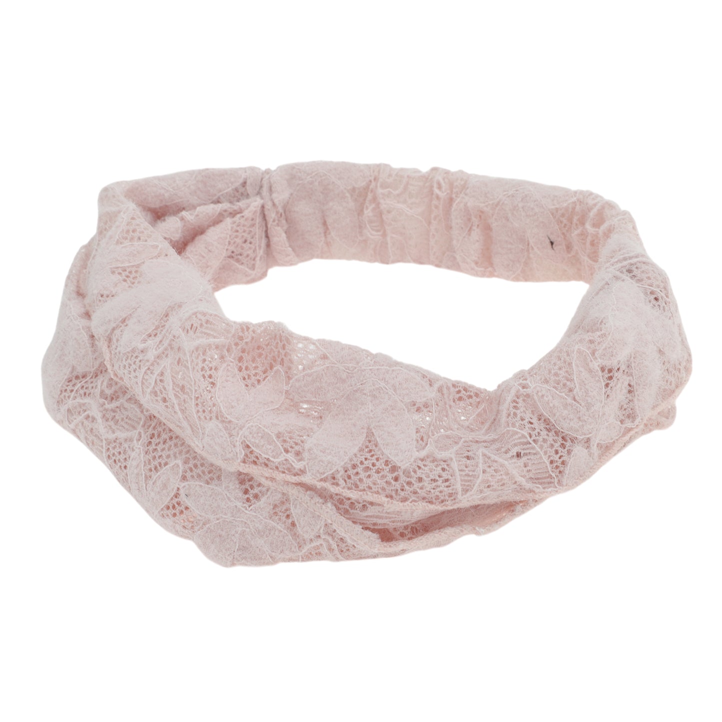 Maple Leaf Lace Headband for Women Pink 1 Pc