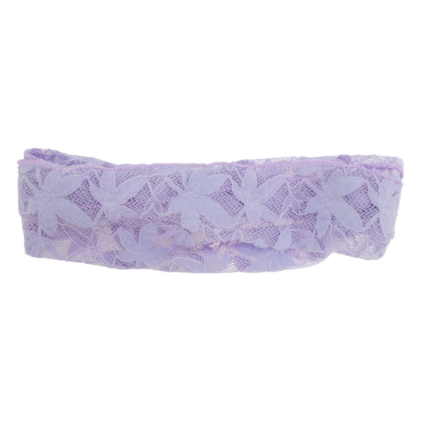 Maple Leaf Lace Headband for Women Light Purple 1 Pc