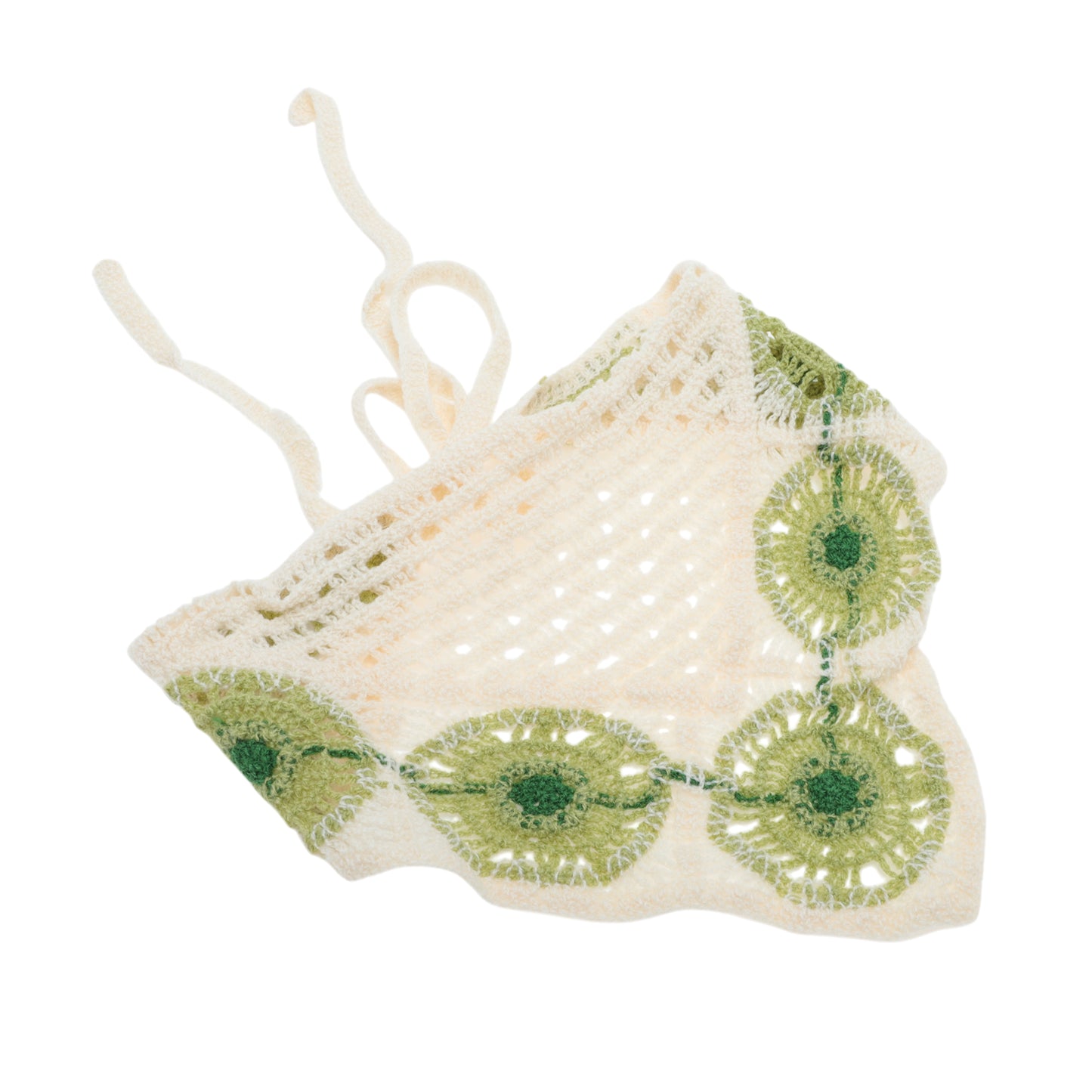 Bandana triangular de punto para mujer, color rosa y beige, 2 unidades