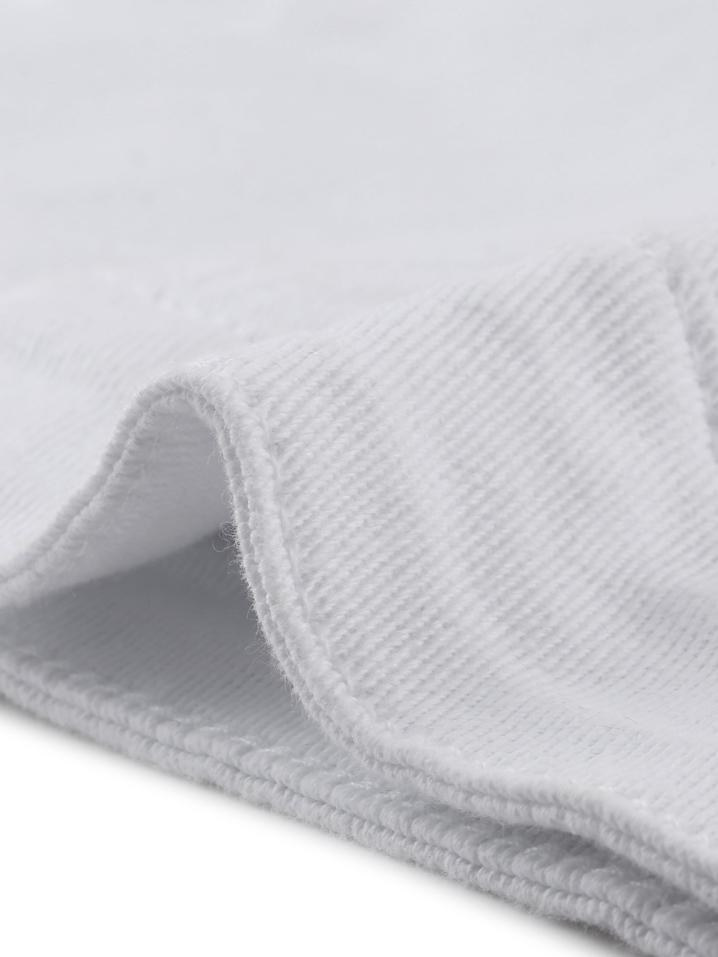 Agnes Orinda Plus Size Stitching Button Front Washed Denim Jacket White