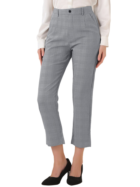 Pantalones de trabajo de cintura alta para mujer (disponibles en tallas grandes)