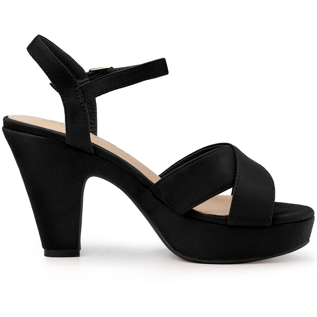 Women's Platform Chunky Heel Slingback Sandals