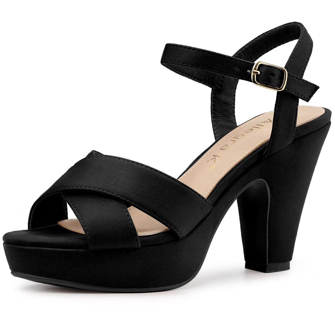 Women's Platform Chunky Heel Slingback Sandals