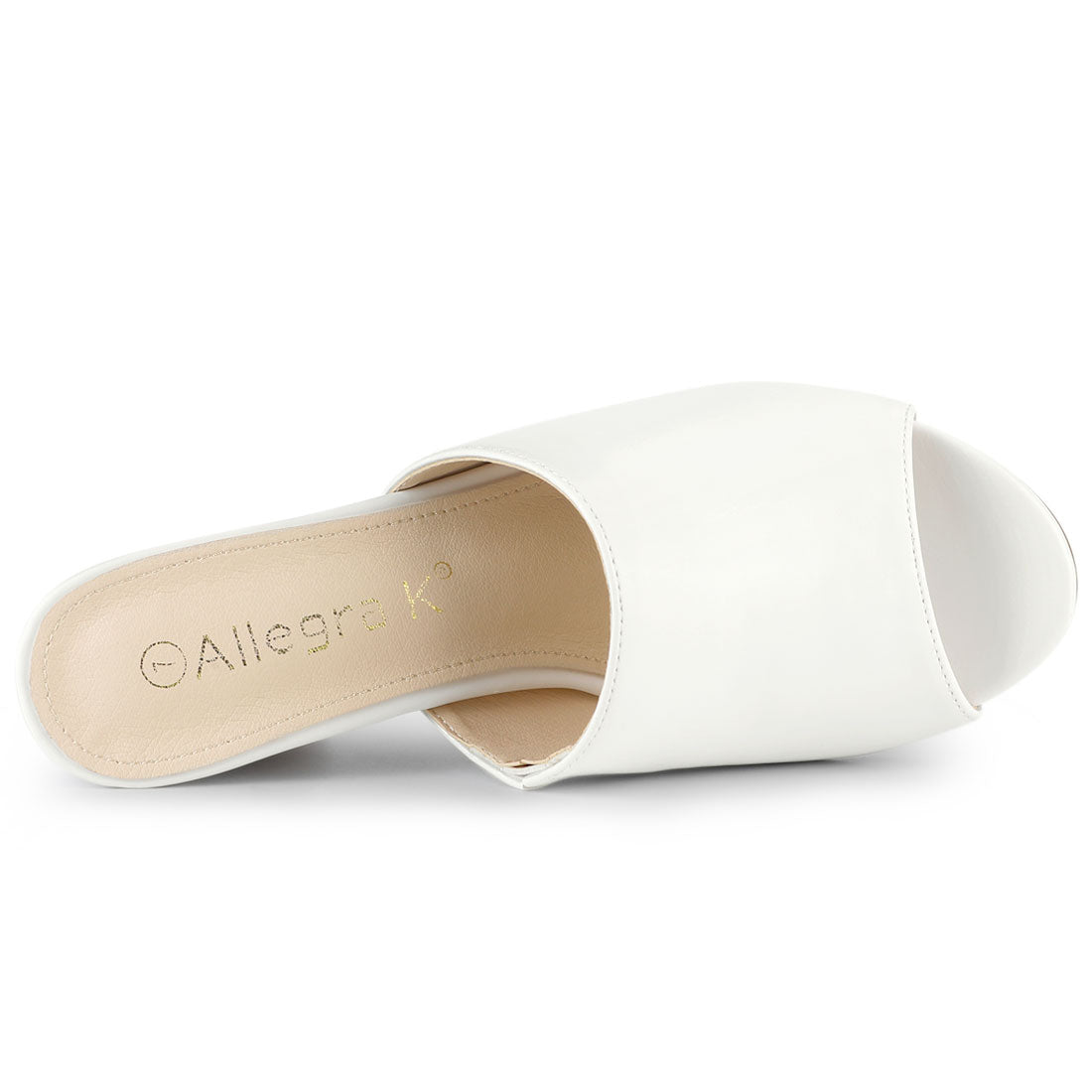 Sandalias de tacón cuadrado sin cordones para mujer