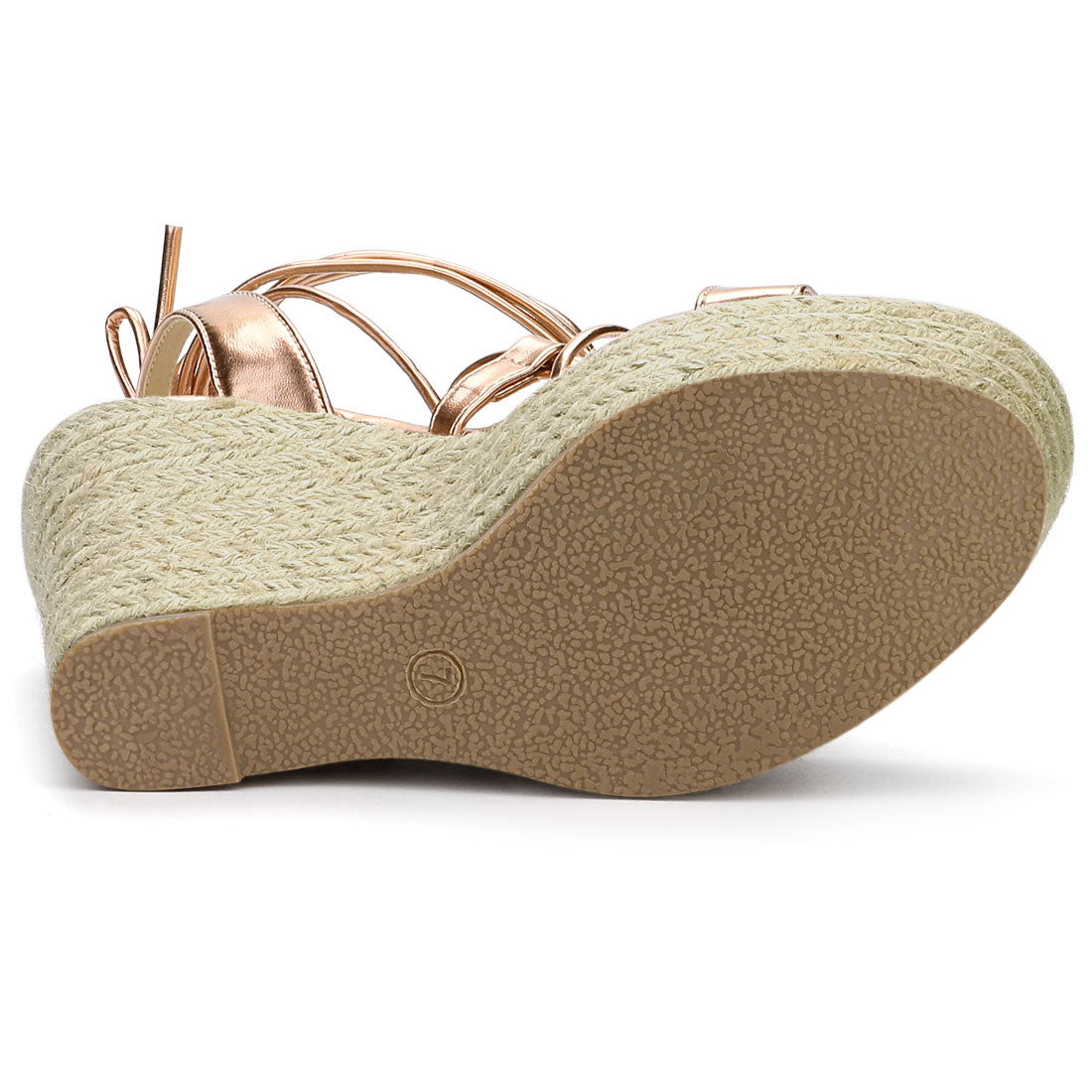 Women's Espadrilles Platform Wedges Heel Lace Up Sandals