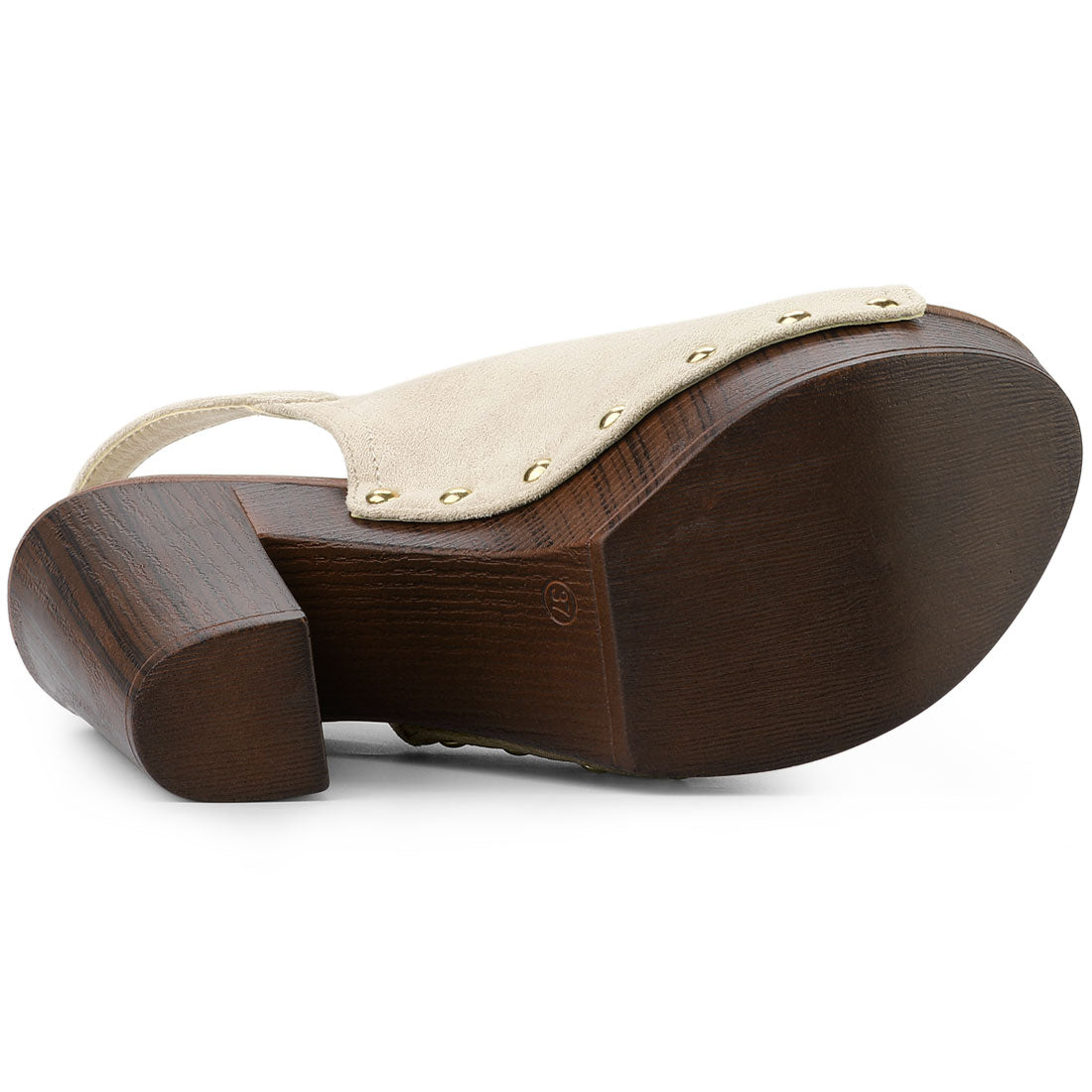 Women's Slingback Platform Chunky Heel Sandals