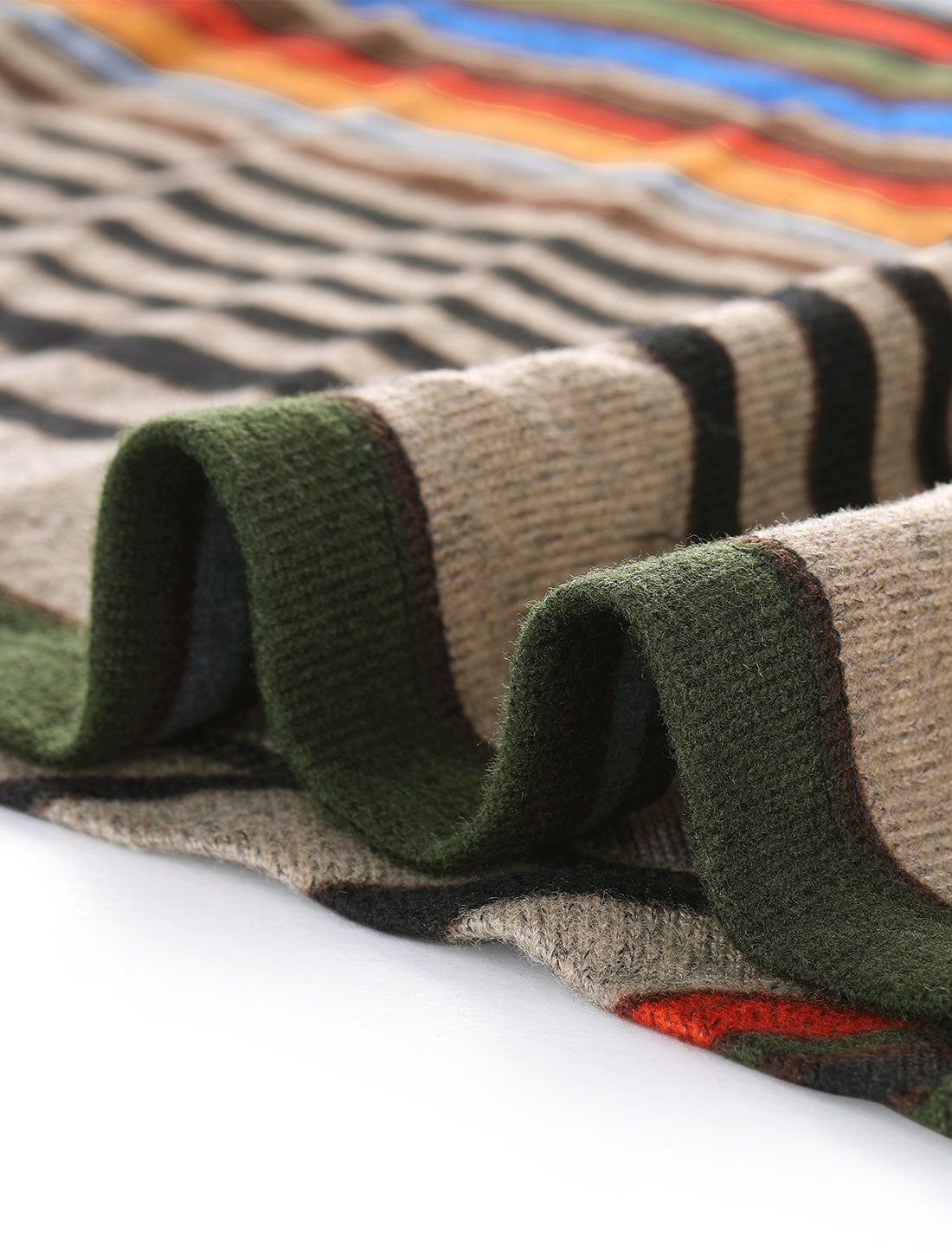 Women's Plus Size Cardigans Kimonos Color Block Boho Striped Open Front Cardigan