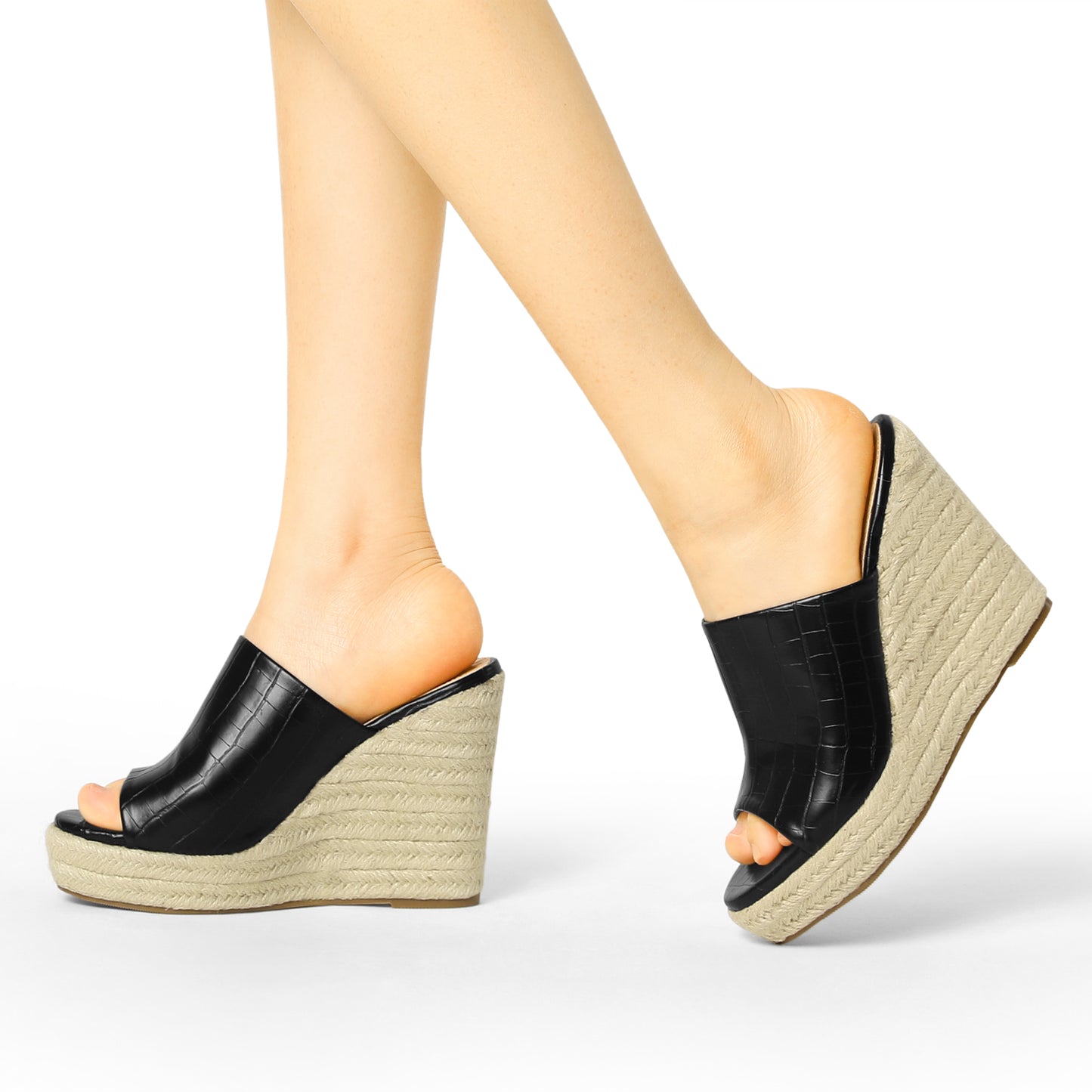 Women's Slip-On Platform Wedge Heel Wedge Sandals