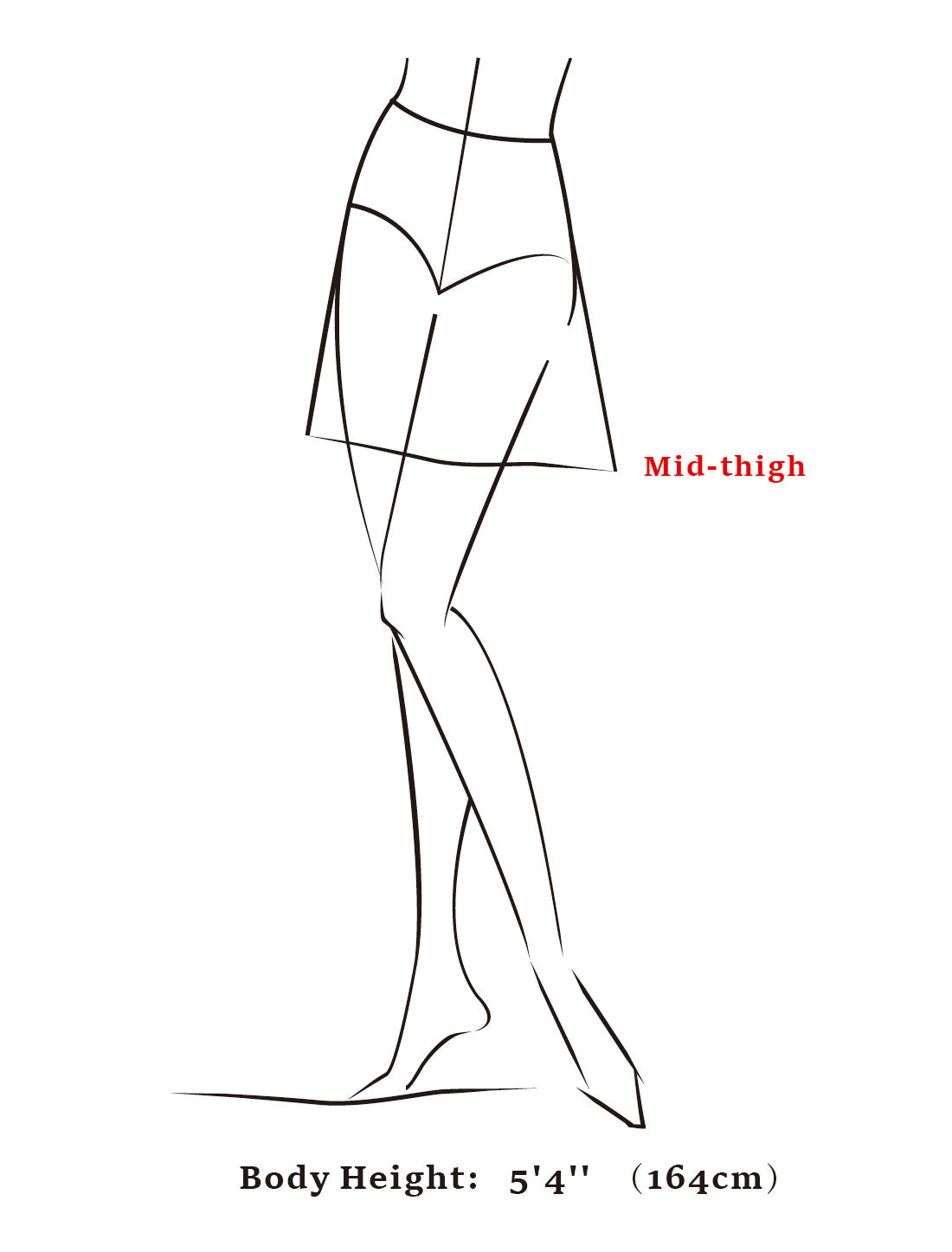 Minifalda acampanada informal de cintura alta con diseño a cuadros para mujer, con cremallera y corte A