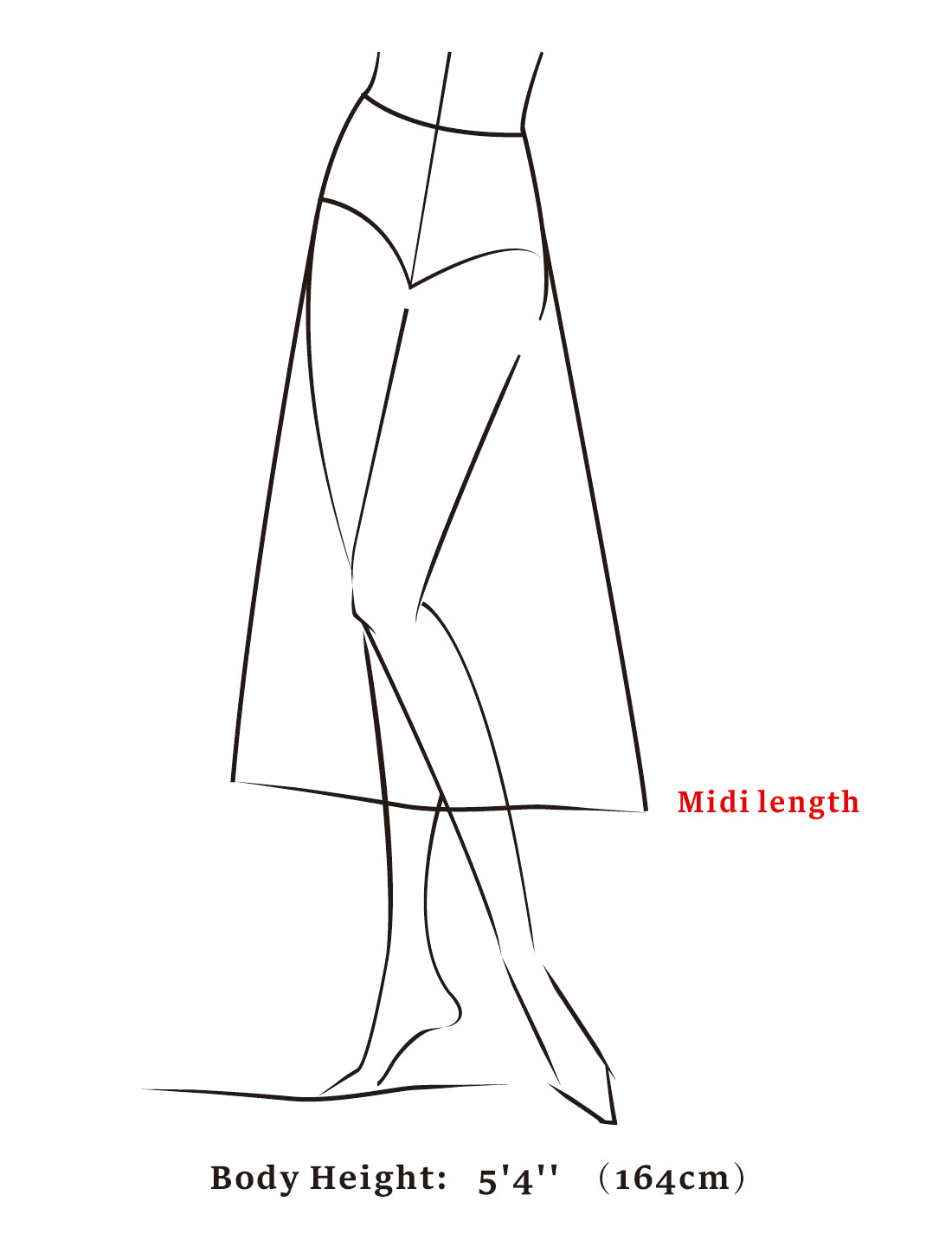 Falda midi holgada de gasa con volantes y estampado de verano para mujer