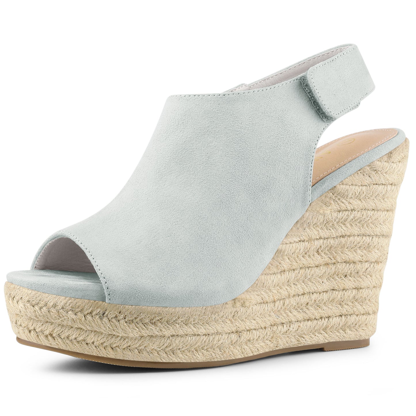 Women's Espadrille Platform Heeled Wedges Sandals