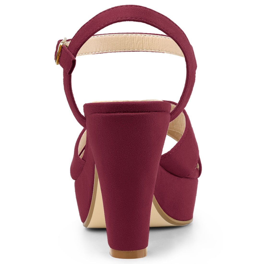 Women's Platform Chunky Heel Slingback Sandals