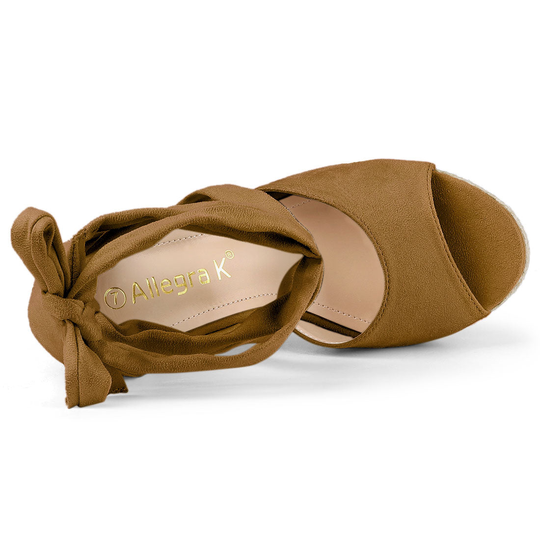Women's Lace Up Espadrilles Platform Wedges Sandals