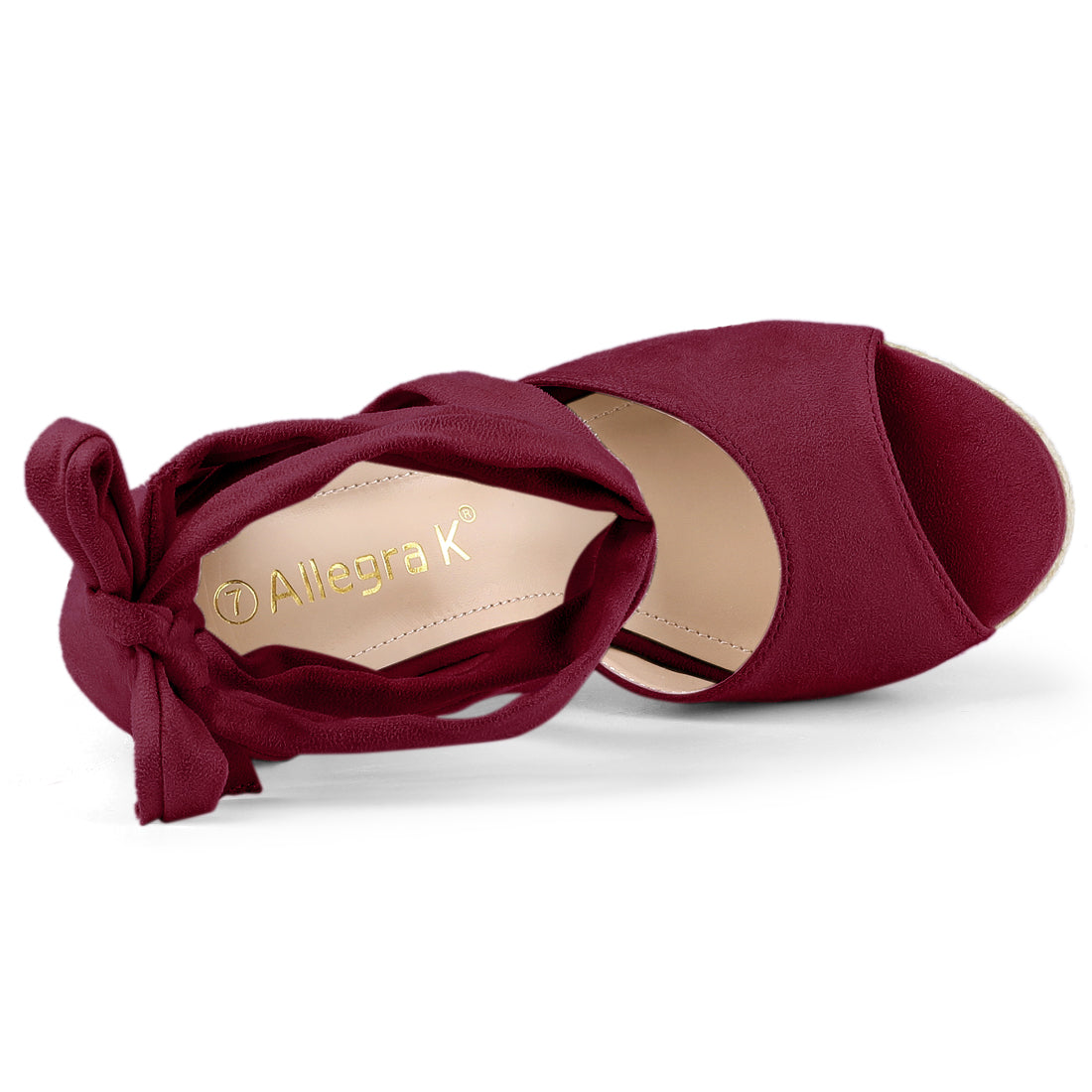 Women's Lace Up Espadrilles Platform Wedges Sandals
