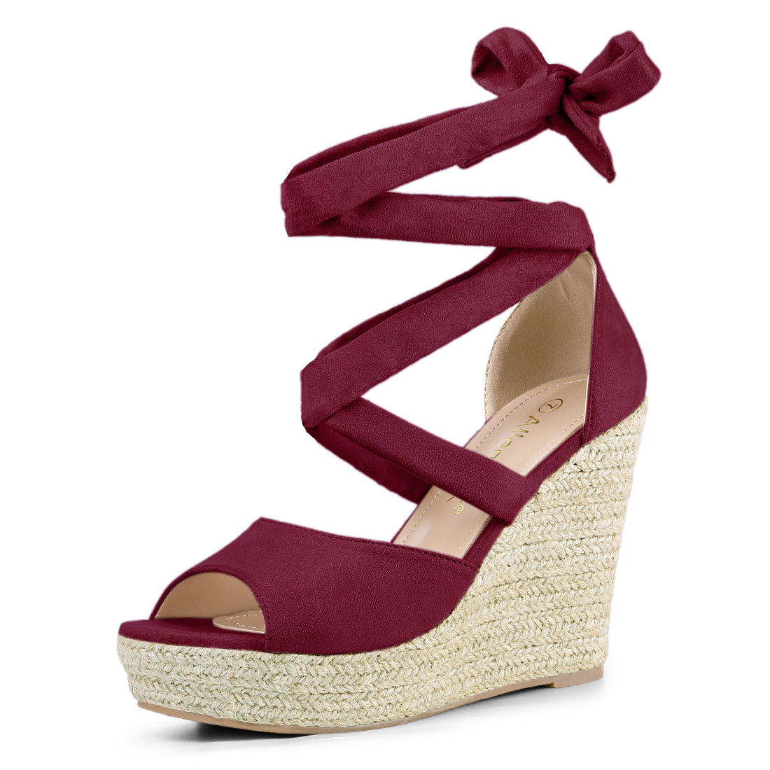 Women's Lace Up Espadrilles Platform Wedges Sandals