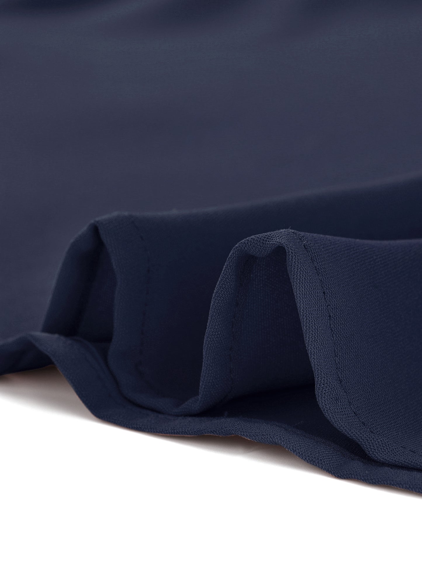 Blusa de gasa con cuello redondo y volantes para mujer, talla grande