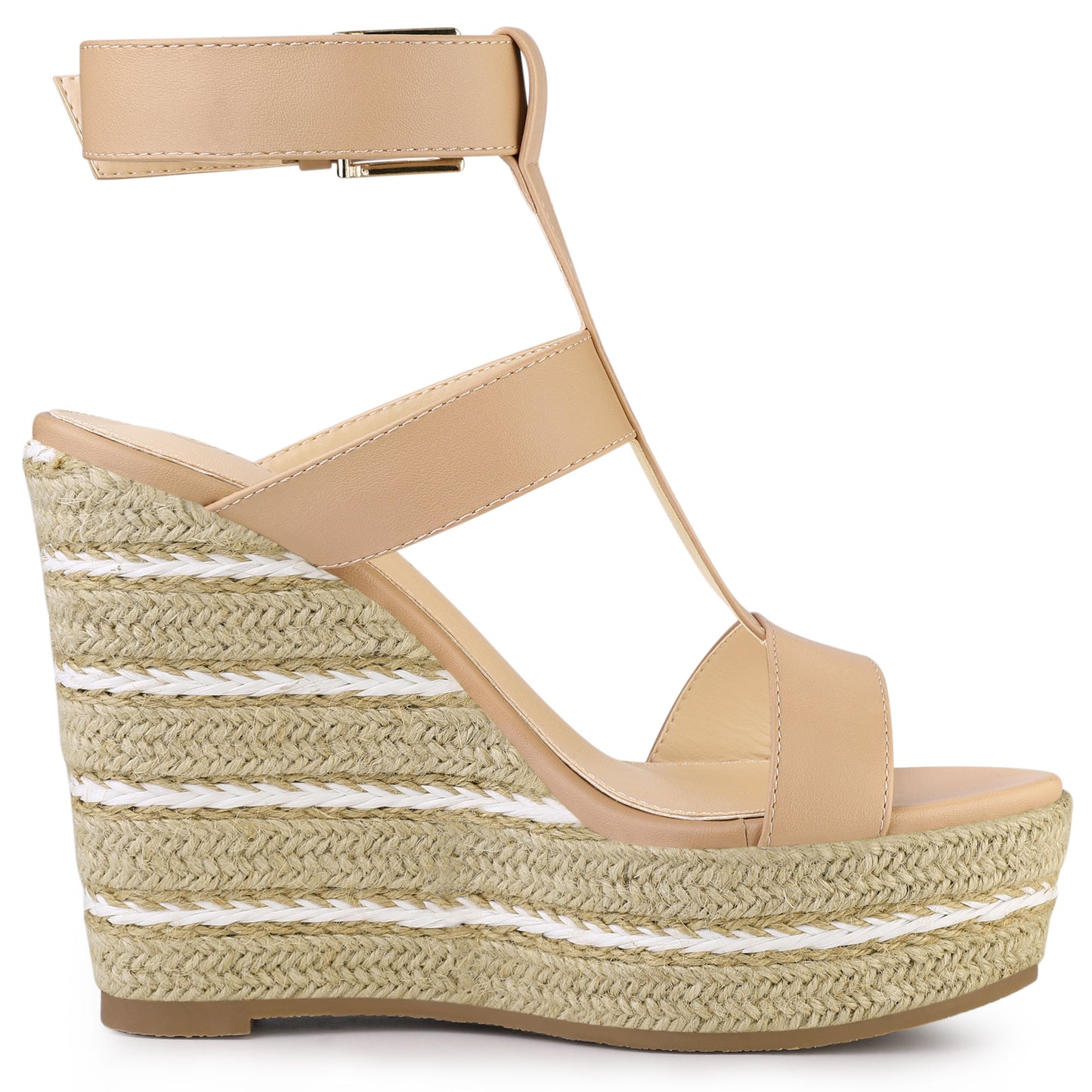 Women's Strappy Espadrille Wedges Platform Sandals