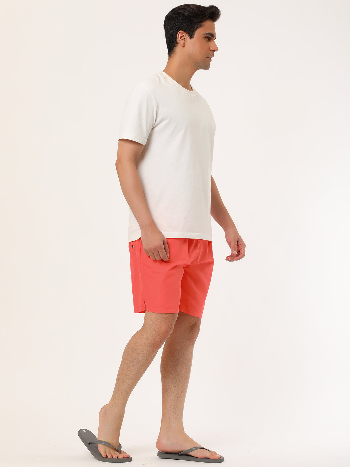 [PACK SALES] Men's 2 Pieces Elastic Waistband Mesh Lining Surfing Swimwear Board Shorts