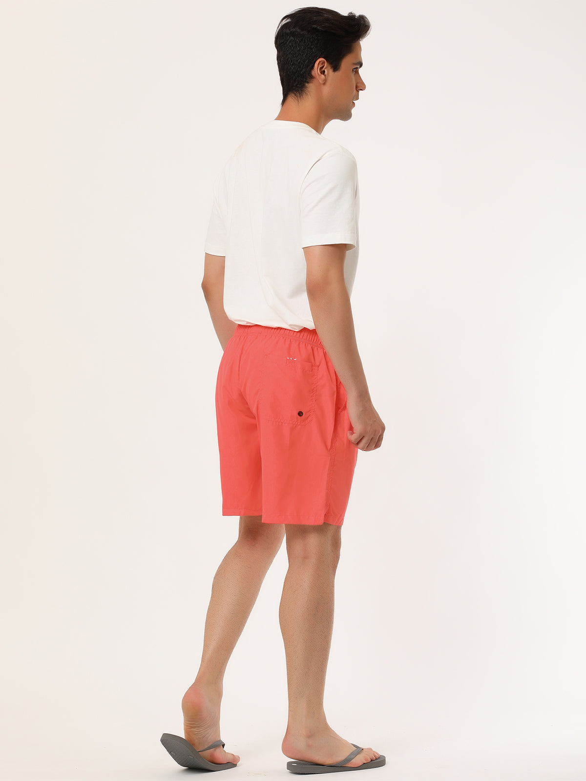 [PACK SALES] Men's 2 Pieces Elastic Waistband Mesh Lining Surfing Swimwear Board Shorts