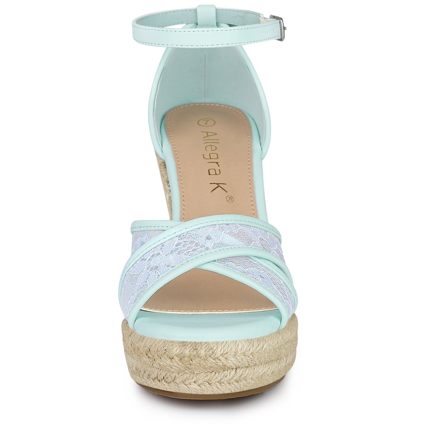 Women's Ankle Strap Espadrille Wedge Heel Sandals