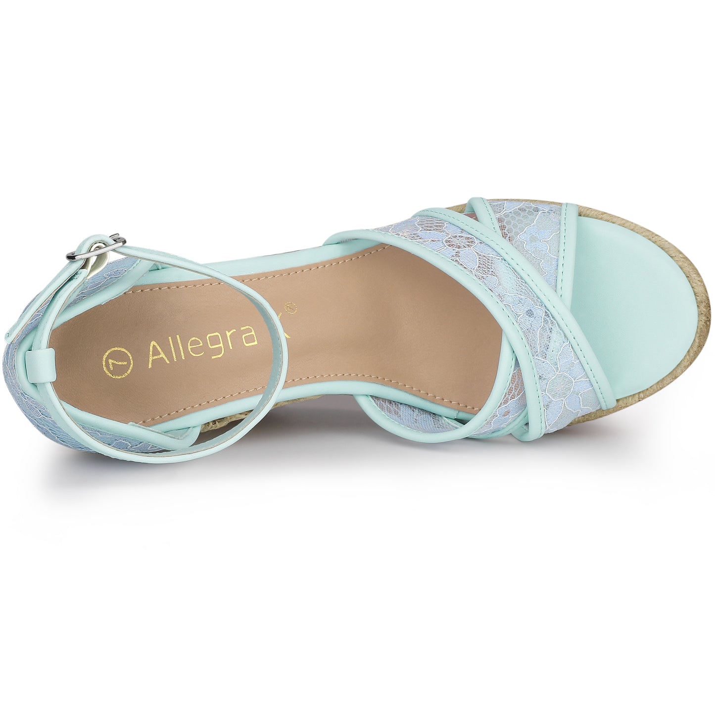 Women's Ankle Strap Espadrille Wedge Heel Sandals