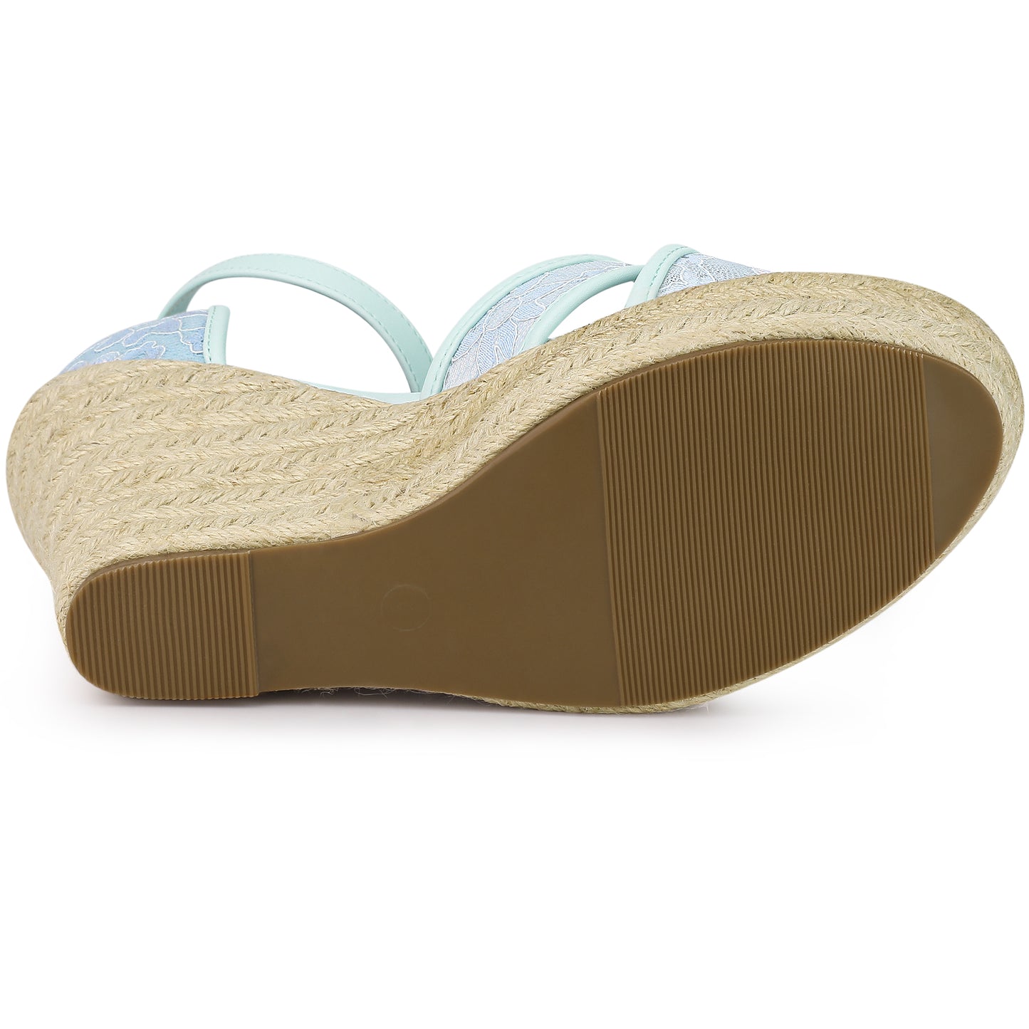 Women's Ankle Strap Espadrille Wedge Heel Sandals