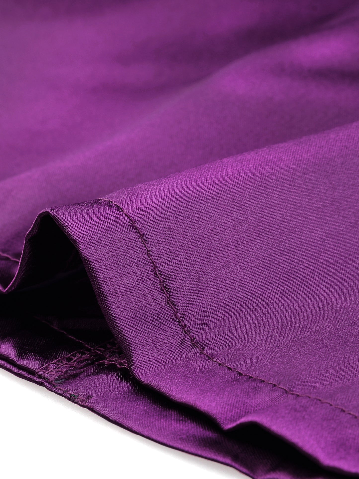 cheibear Pajama Sets Sleepwear Button Down Night Suit Lounge Sets Purple