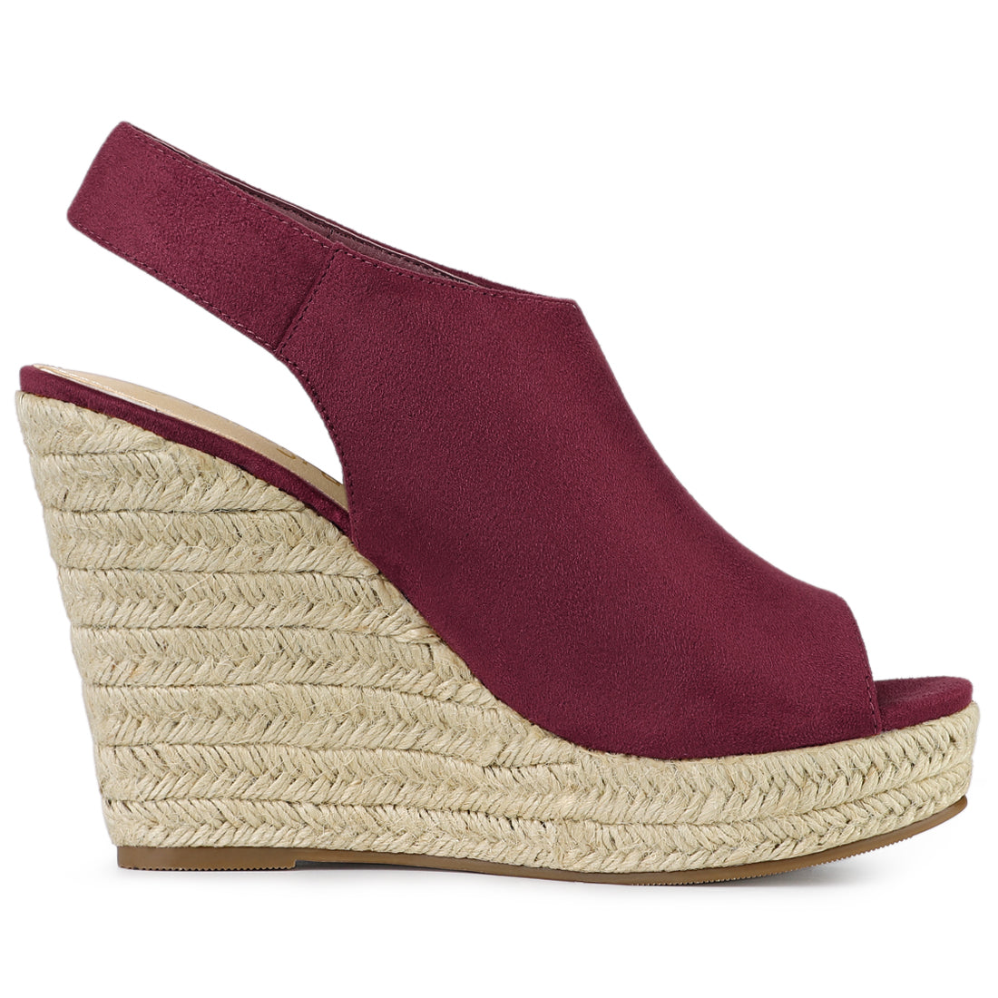 Women's Espadrille Platform Heeled Wedges Sandals