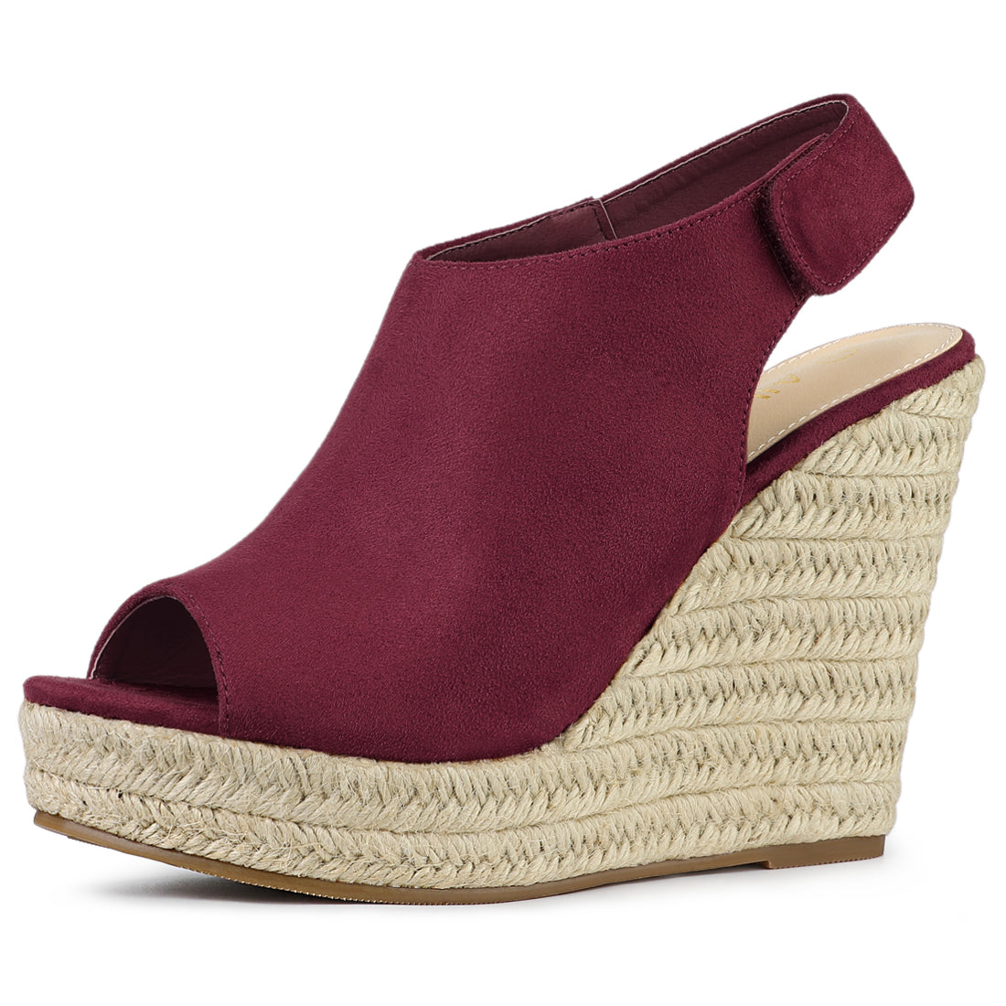 Women's Espadrille Platform Heeled Wedges Sandals