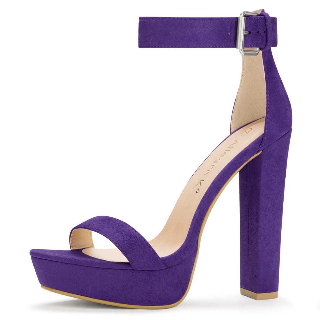 Women's High Chunky Heels Ankle Strap Platform Sandals