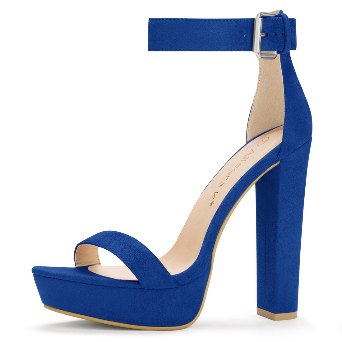 Women's High Chunky Heels Ankle Strap Platform Sandals