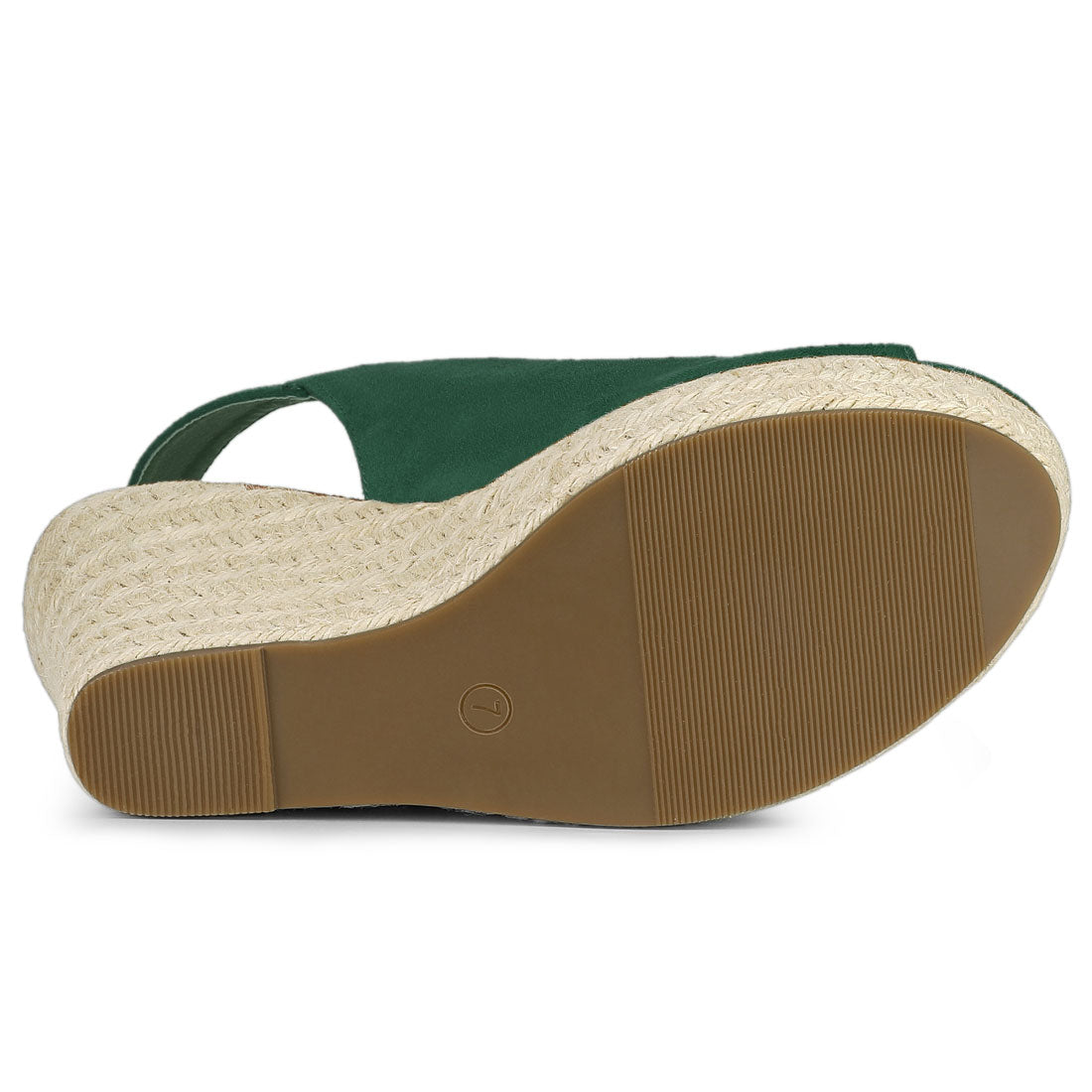Women's Espadrille Platform Heeled Wedges Sandals