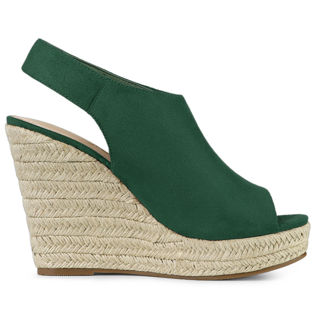 Women's Espadrille Platform Heeled Wedges Sandals