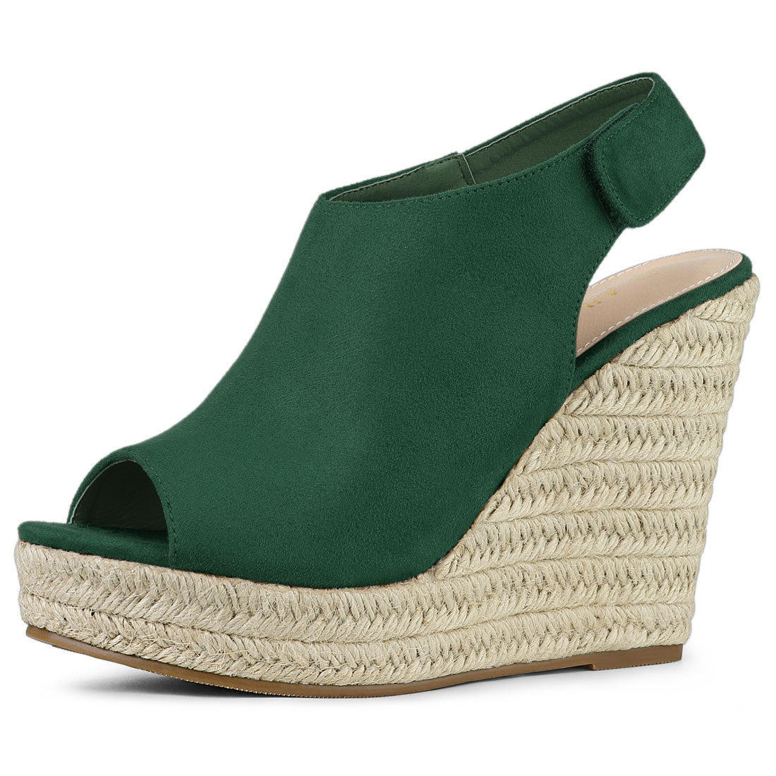 Women's Espadrille Platform Heeled Wedges Sandals
